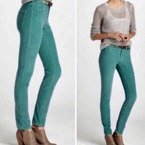 Pilcro and the Letterpress Green Corduroy Pants - Size 27